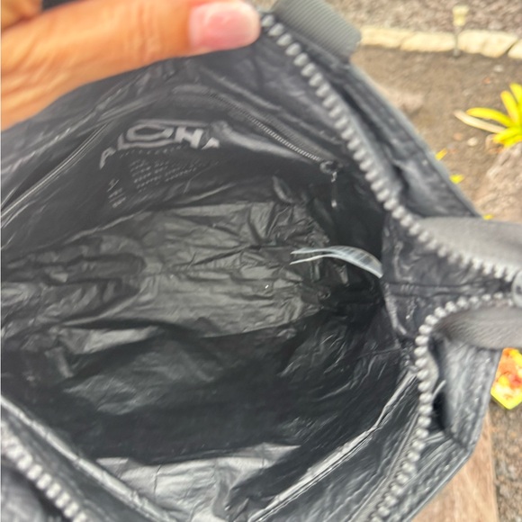 ALOHA Collection Gray Mini Tote / Crossbody Splash-Proof Travel Bag - Picture 12 of 13